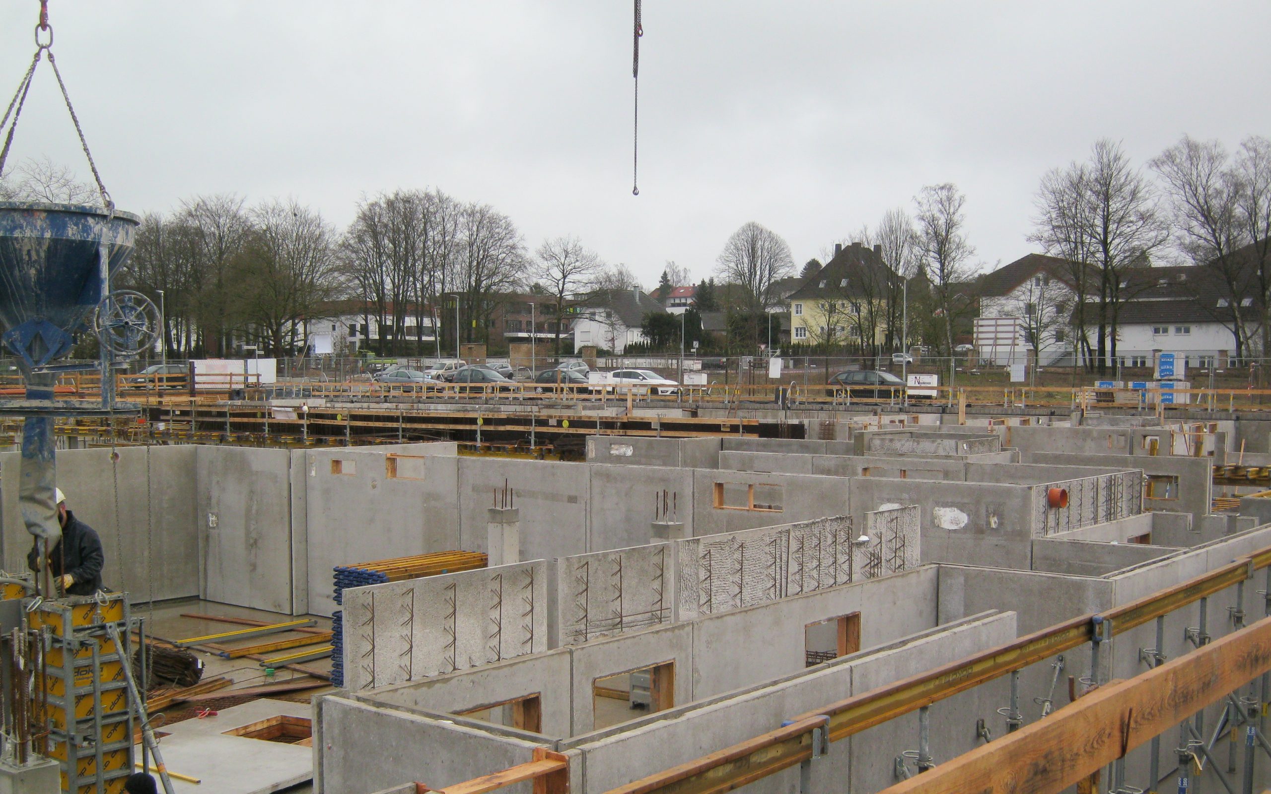 Baustelle der Wohnanlage Westerberg